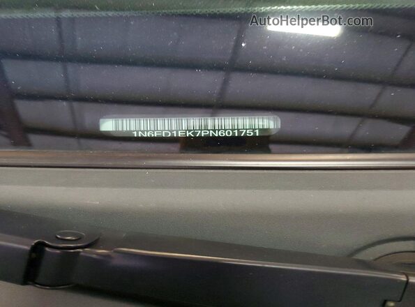1N6ED1EK7PN601751 2023 NISSAN FRONTIER Red Widok naklejki z numerem VIN