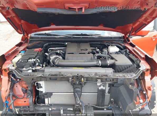 1N6ED1EK7SN626710 2025 NISSAN FRONTIER Orange Вид ззаду