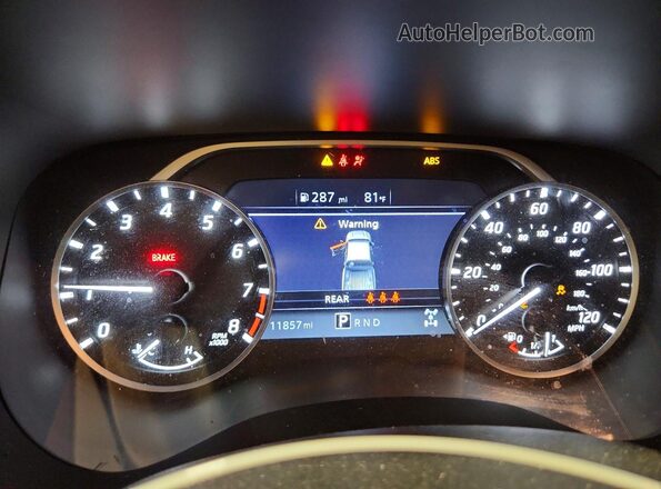 1N6ED1EK8RN657359 2024 NISSAN FRONTIER Серый Вид щитка приборов