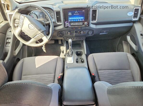 1N6ED1EKXNN656367 2022 NISSAN FRONTIER Gray Widok deski rozdzielczej