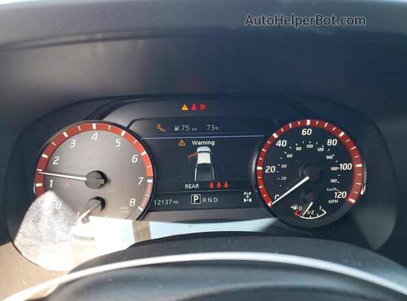 1N6ED1EKXSN611067 2025 NISSAN FRONTIER Black ხელსაწყოთა პანელის ხედი