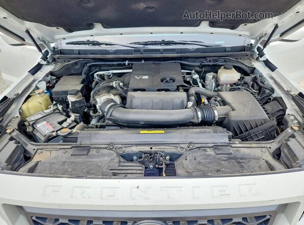 1N6ED1FJ7PN614974 2023 NISSAN FRONTIER White Vista interior trasera