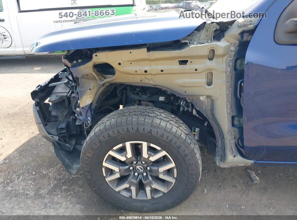1N6ED1FK1NN653971 2022 NISSAN FRONTIER Blue Widok z przodu
