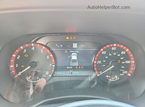 1N6ED1FKXSN638140 2025 NISSAN FRONTIER Белый Вид щитка приборов