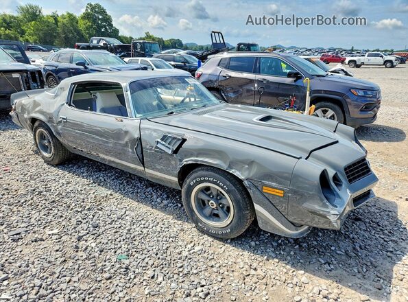 1Q87L9L505407 1979 CHEVROLET CAMARO Двухцветный Передняя правая четверть