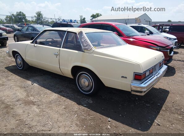 1T27M9B541950     1979 CHEVROLET MALIBU Yellow Rear left