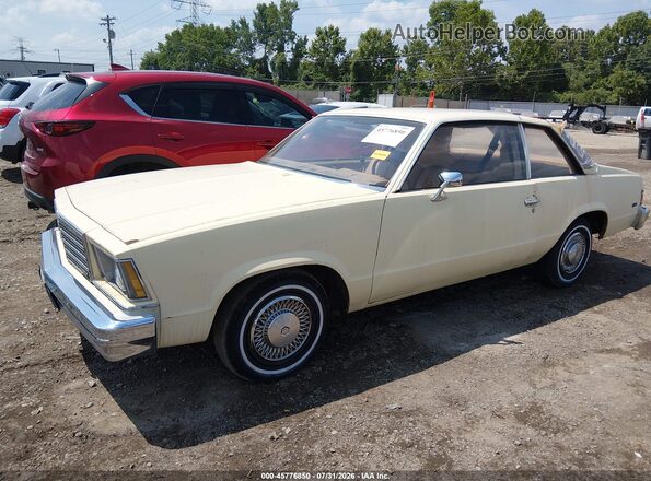 1T27M9B541950     1979 CHEVROLET MALIBU Yellow Front left