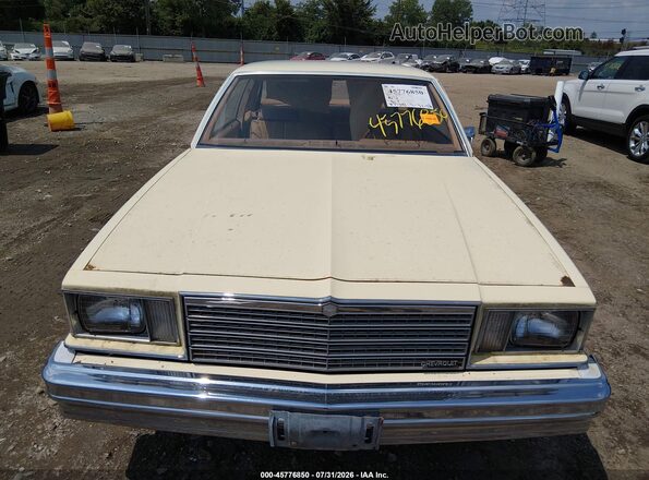1T27M9B541950     1979 CHEVROLET MALIBU Yellow Front view