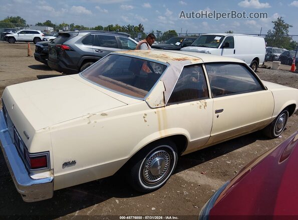 1T27M9B541950     1979 CHEVROLET MALIBU Yellow Rear interior view