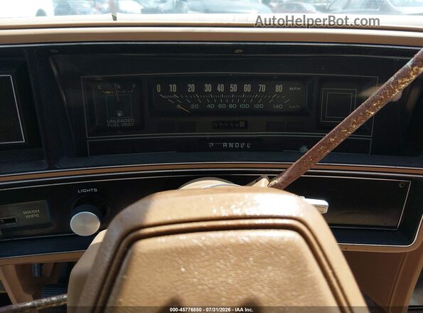 1T27M9B541950     1979 CHEVROLET MALIBU Yellow Rear seats view