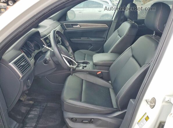 1V24C2CA2LC203787 2020 VOLKSWAGEN ATLAS White Вид салону спереду