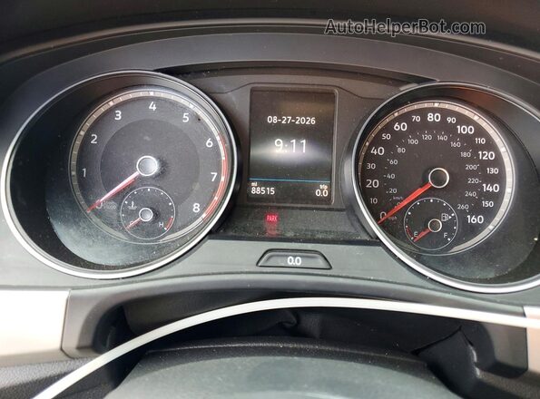 1V25C2CA2LC201431 2020 VOLKSWAGEN ATLAS Black Vista del cuadro de instrumentos