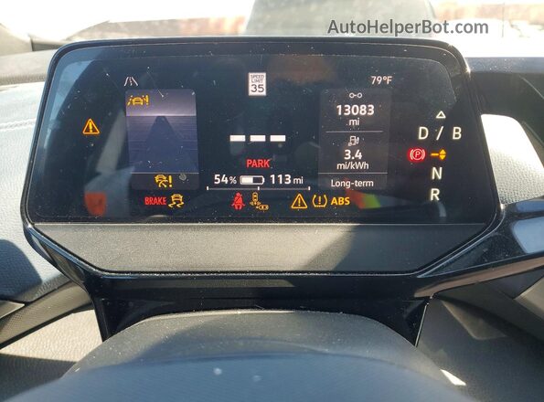 1V25MPE81RC006465 2024 VOLKSWAGEN ID.4 Silver Widok zestawu wskaźników