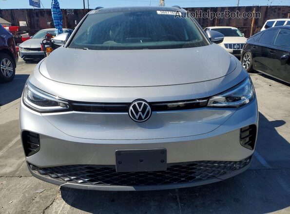 1V25MPE81RC006465 2024 VOLKSWAGEN ID.4 Silver Widok z przodu