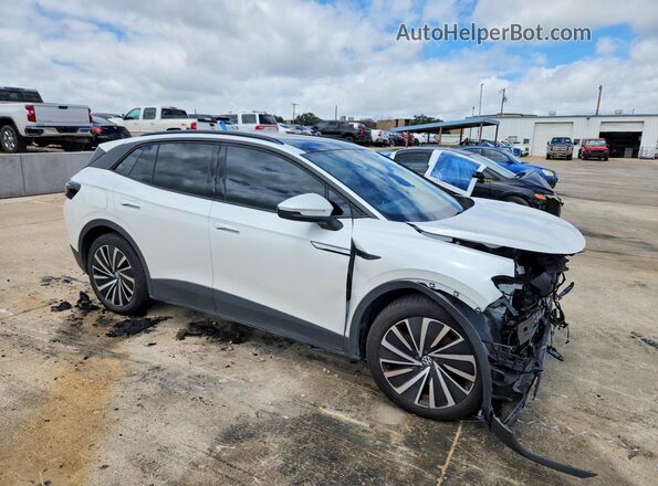 1V25MPE85RC008039 2024 VOLKSWAGEN ID.4 White Передня права чверть