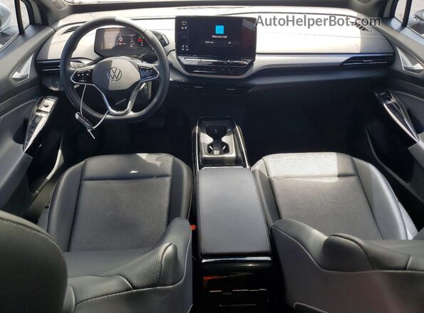 1V25MPE85RC009675 2024 VOLKSWAGEN ID.4 White Widok deski rozdzielczej