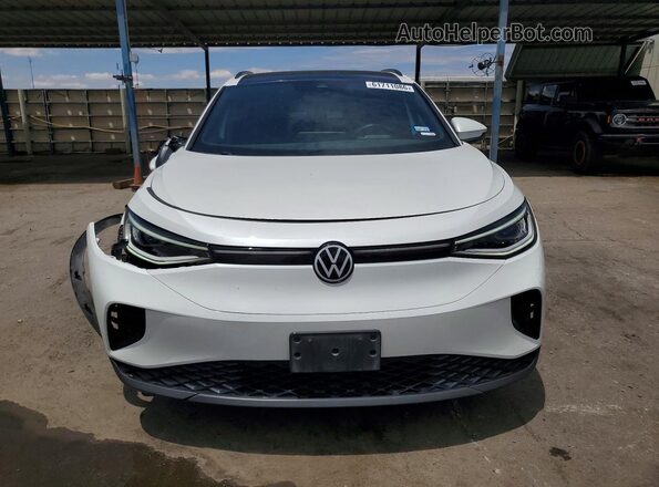1V25MPE85RC009675 2024 VOLKSWAGEN ID.4 White Widok z przodu