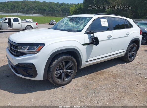 1V26E2CA4LC219489 2020 VOLKSWAGEN ATLAS Белый Передняя левая четверть