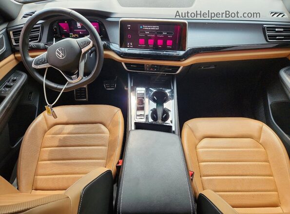 1V2AE2CA0RC261807 2024 VOLKSWAGEN ATLAS Black Dashboard view