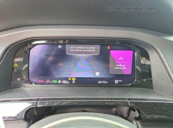 1V2AE2CA7RC208134 2024 VOLKSWAGEN ATLAS Черный Вид щитка приборов