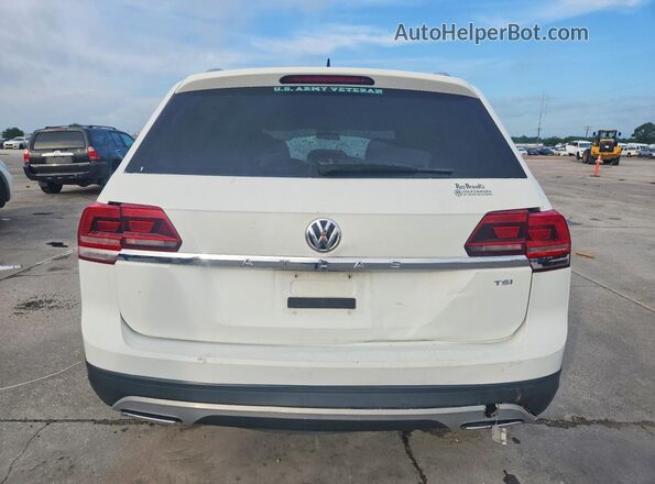 1V2AP2CA0JC530628 2018 VOLKSWAGEN ATLAS White Widok z tyłu