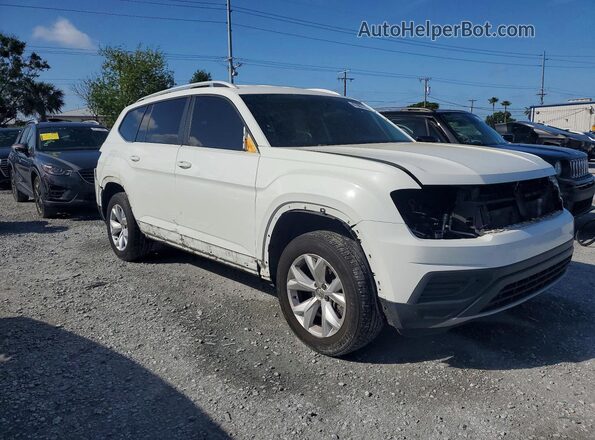 1V2AP2CA1JC533523 2018 VOLKSWAGEN ATLAS White Przód prawy