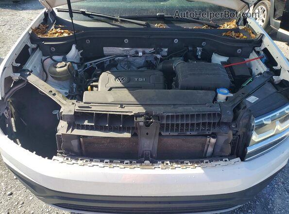 1V2AP2CA1JC533523 2018 VOLKSWAGEN ATLAS White Widok komory silnika