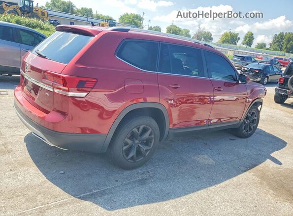 1V2AP2CA6JC532948 2018 VOLKSWAGEN ATLAS Red Rear right