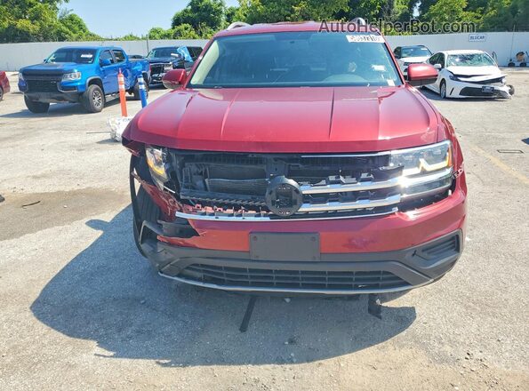 1V2AP2CA6JC532948 2018 VOLKSWAGEN ATLAS Red Front view