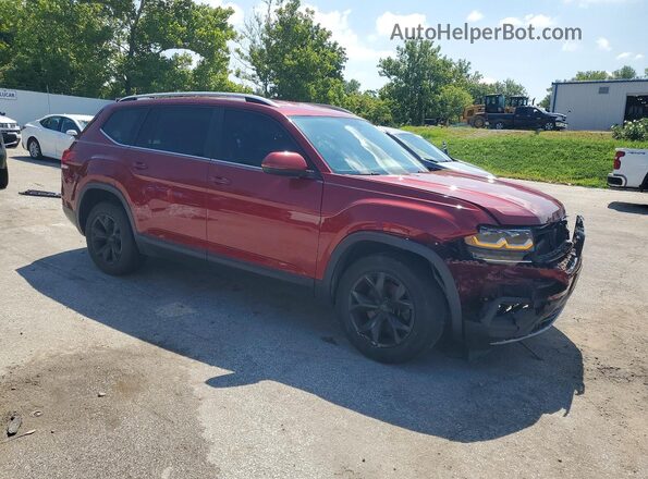 1V2AP2CA6JC532948 2018 VOLKSWAGEN ATLAS Red Front right