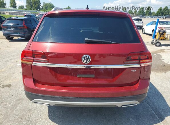 1V2AP2CA6JC532948 2018 VOLKSWAGEN ATLAS Red Rear view