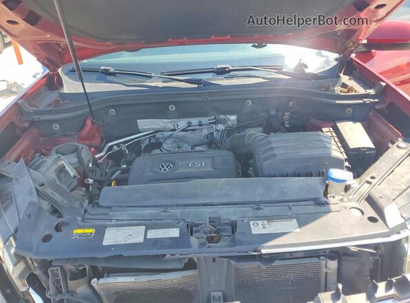 1V2AP2CA6JC532948 2018 VOLKSWAGEN ATLAS Red Engine compartment view