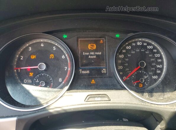 1V2AP2CA6JC532948 2018 VOLKSWAGEN ATLAS Red Instrument cluster view