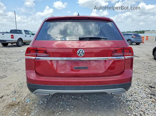 1V2AP2CA7JC589840 2018 VOLKSWAGEN ATLAS Red Rear view