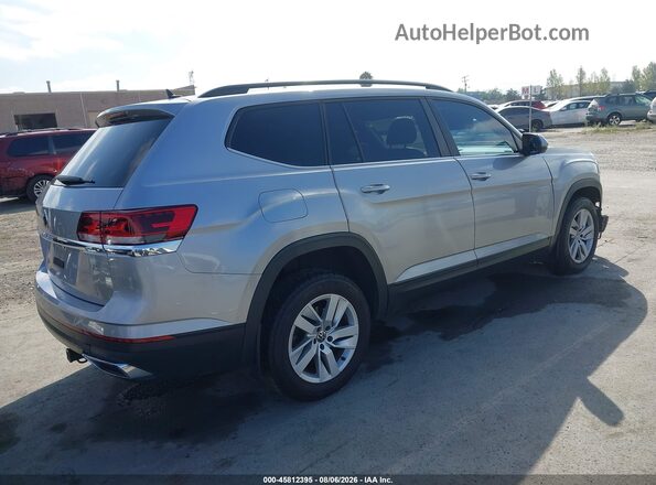 1V2AP2CA9MC525268 2021 VOLKSWAGEN ATLAS Серебряный Задняя правая четверть