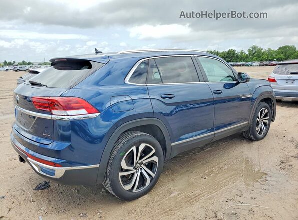 1V2BE2CA3PC216135 2023 VOLKSWAGEN ATLAS Синий Задняя правая четверть