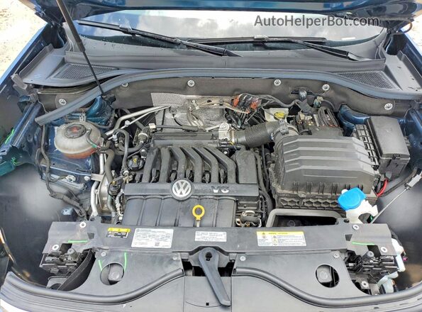 1V2BE2CA3PC216135 2023 VOLKSWAGEN ATLAS Синий Вид подкапотного пространства
