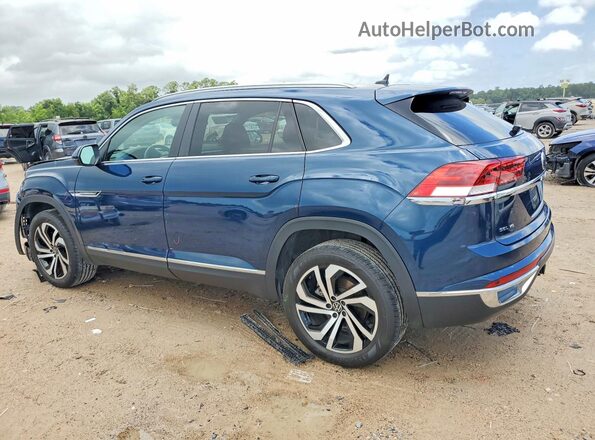1V2BE2CA3PC216135 2023 VOLKSWAGEN ATLAS Синий Задняя левая четверть