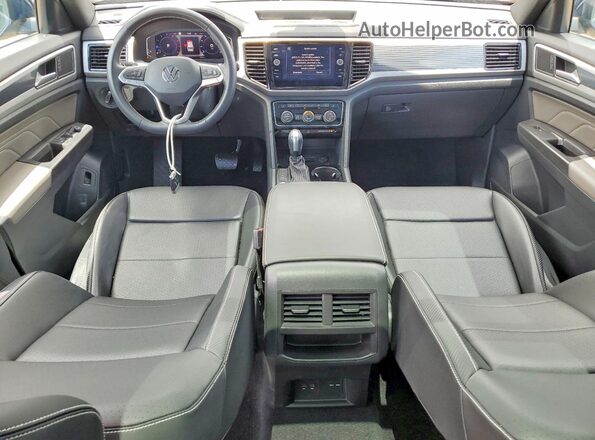 1V2BE2CA3PC216135 2023 VOLKSWAGEN ATLAS Синий Вид панели приборов