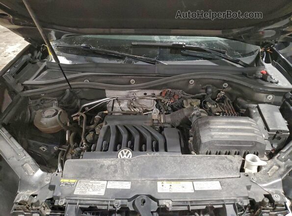 1V2BE2CA6MC231675 2021 VOLKSWAGEN ATLAS Black Engine compartment view