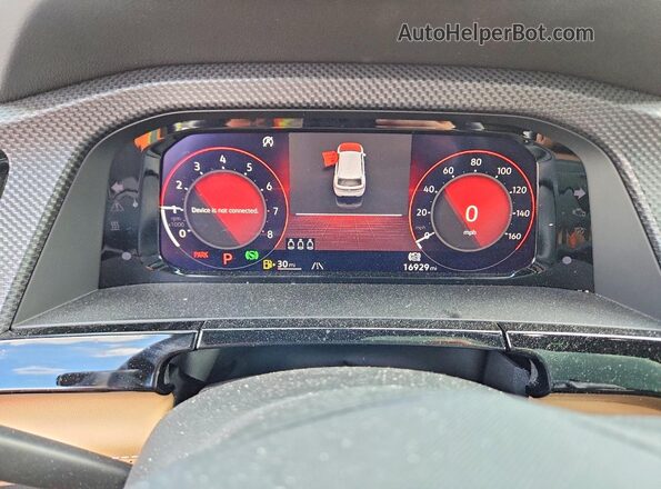1V2BE2CA7RC227948 2024 VOLKSWAGEN ATLAS Gray Սարքավորումների վահանակի տեսք