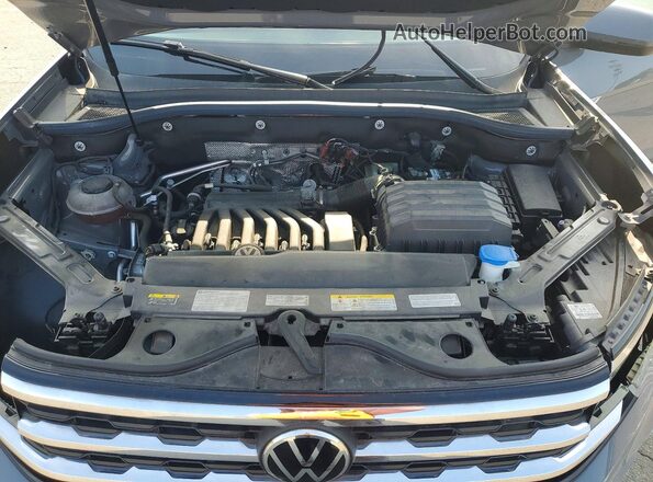 1V2BE2CA8MC205496 2021 VOLKSWAGEN ATLAS Gray Engine compartment view