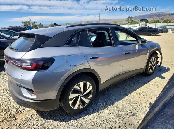 1V2BMPE85RC003992 2024 VOLKSWAGEN ID.4 Серебряный Задняя правая четверть