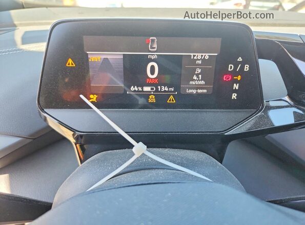 1V2BMPE85RC003992 2024 VOLKSWAGEN ID.4 Серебряный Вид щитка приборов