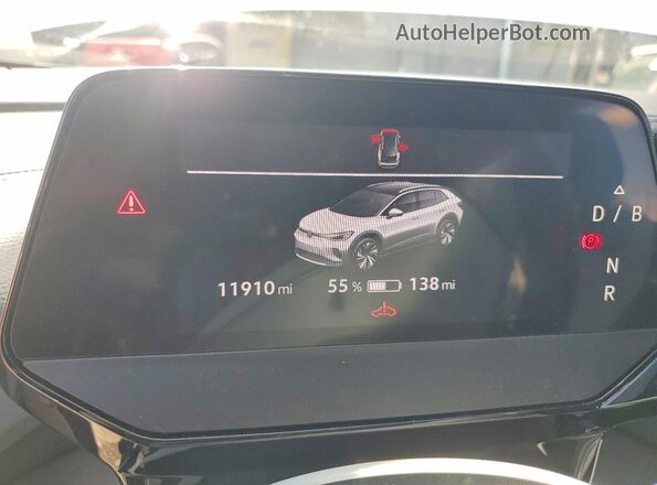 1V2BMPE86RC010627 2024 VOLKSWAGEN ID.4 White Вид щитка приладів