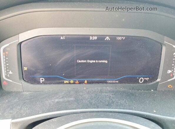 1V2BP2CA0MC574041 2021 VOLKSWAGEN ATLAS Black Vista del cuadro de instrumentos