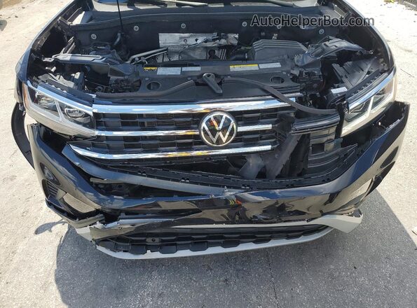 1V2BP2CA0MC574041 2021 VOLKSWAGEN ATLAS Black Vista del compartimento del motor