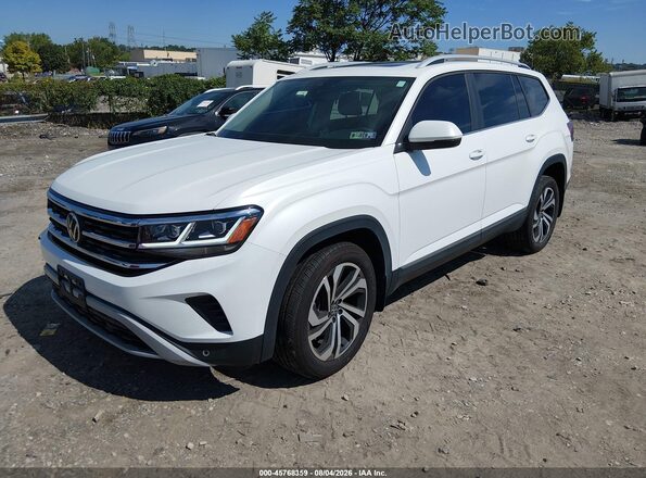 1V2BP2CA1NC540319 2022 VOLKSWAGEN ATLAS White წინა მარცხენა ხედი სამი მეოთხედიდან