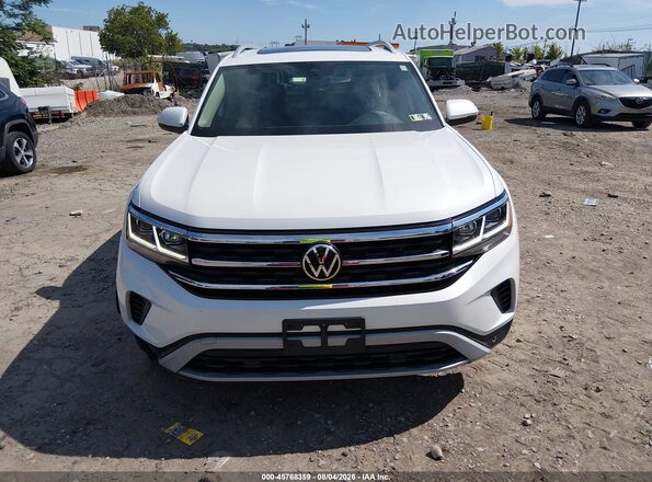 1V2BP2CA1NC540319 2022 VOLKSWAGEN ATLAS White ხელსაწყოთა პანელის ხედი
