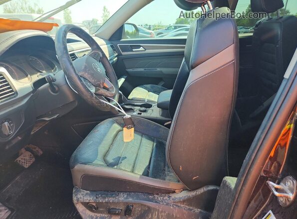 1V2BP2CA5MC602898 2021 VOLKSWAGEN ATLAS Black Widok wnętrza z przodu